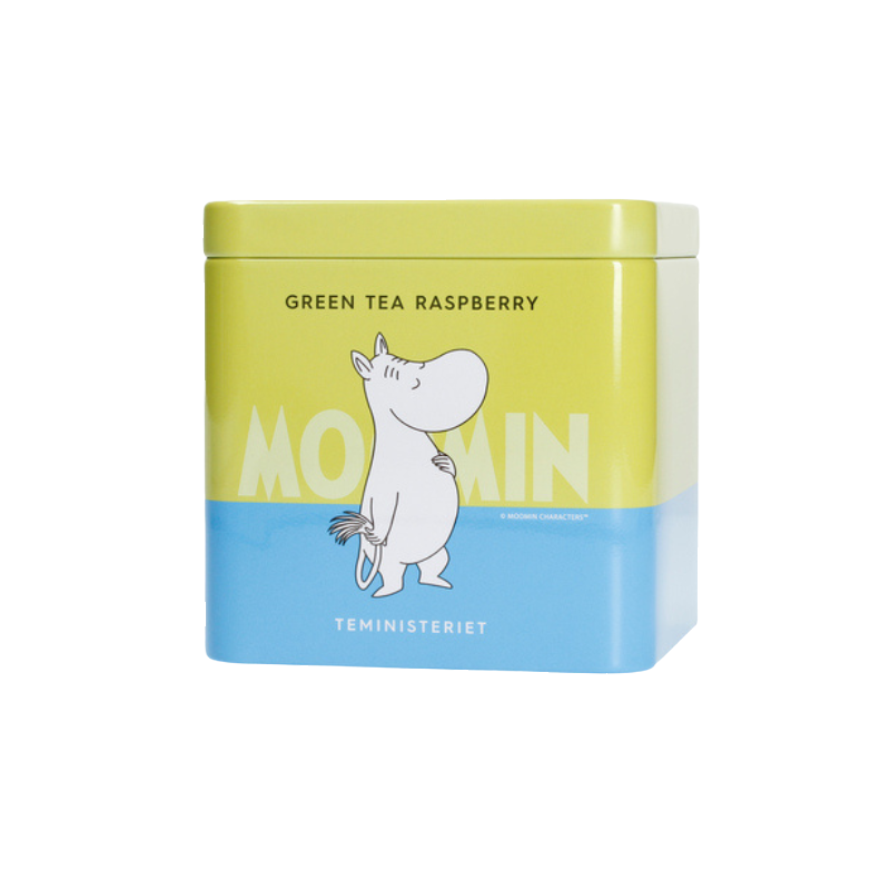 teministeriet moomin green tea raspberry herbata sypana 100g