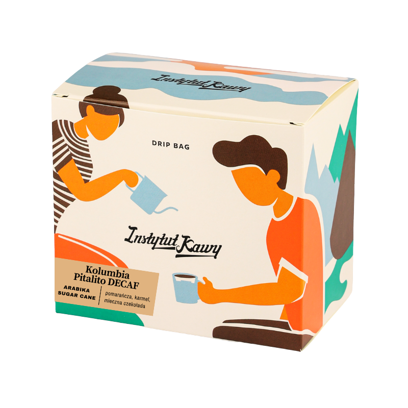 drip bag! kawa kolumbia pitalito decaf (kopia)