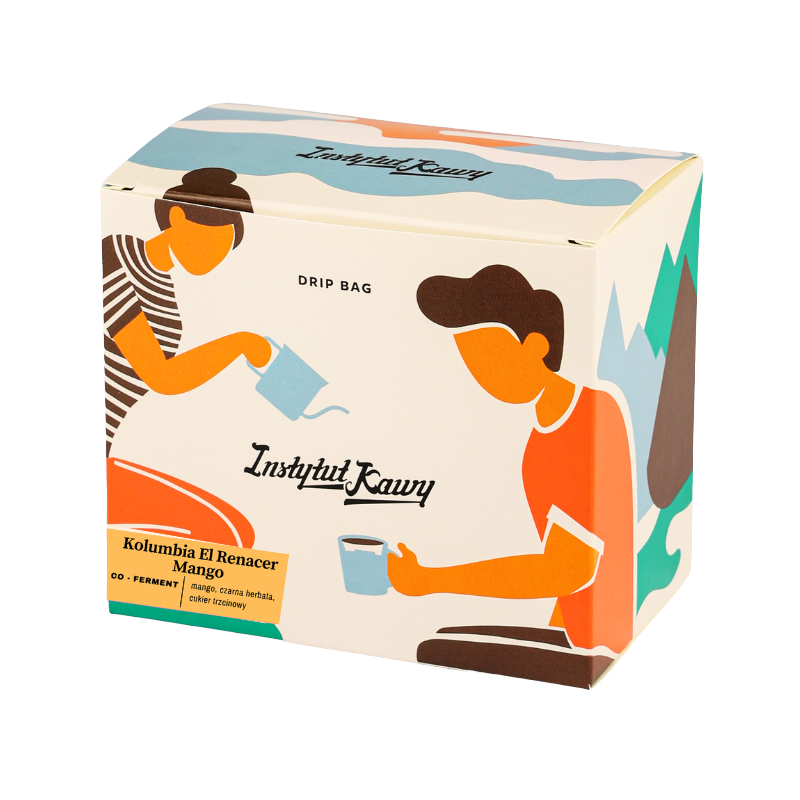 zestaw drip bag! kawa kolumbia el renacer mango 6szt.