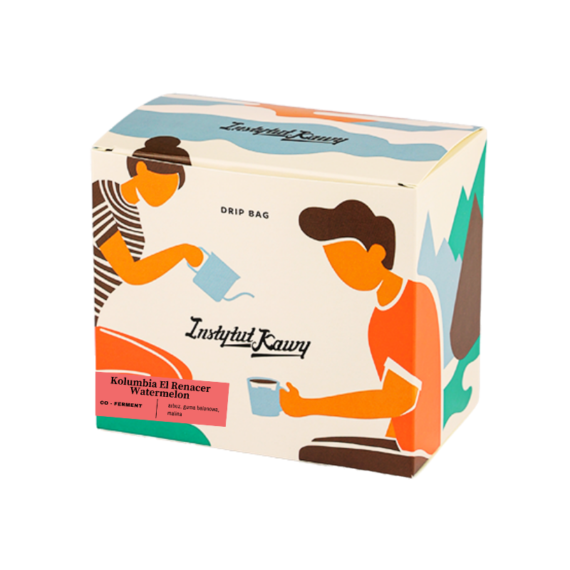 zestaw drip bag! kawa kolumbia el renacer watermelon 6 szt.